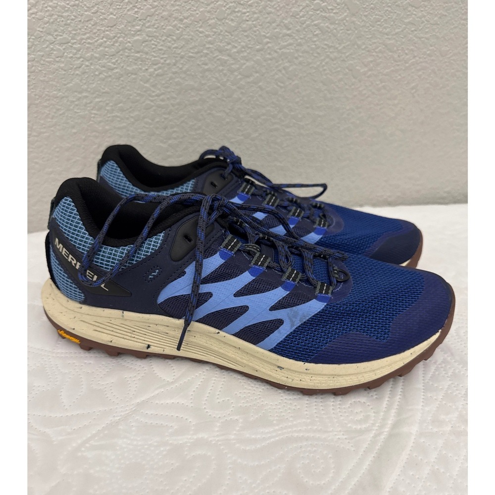 Merrell Nova 3 Blue Trail Running Shoes J068203 Men's Size 10